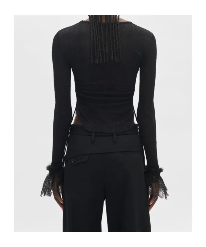 Lace-Detail Top