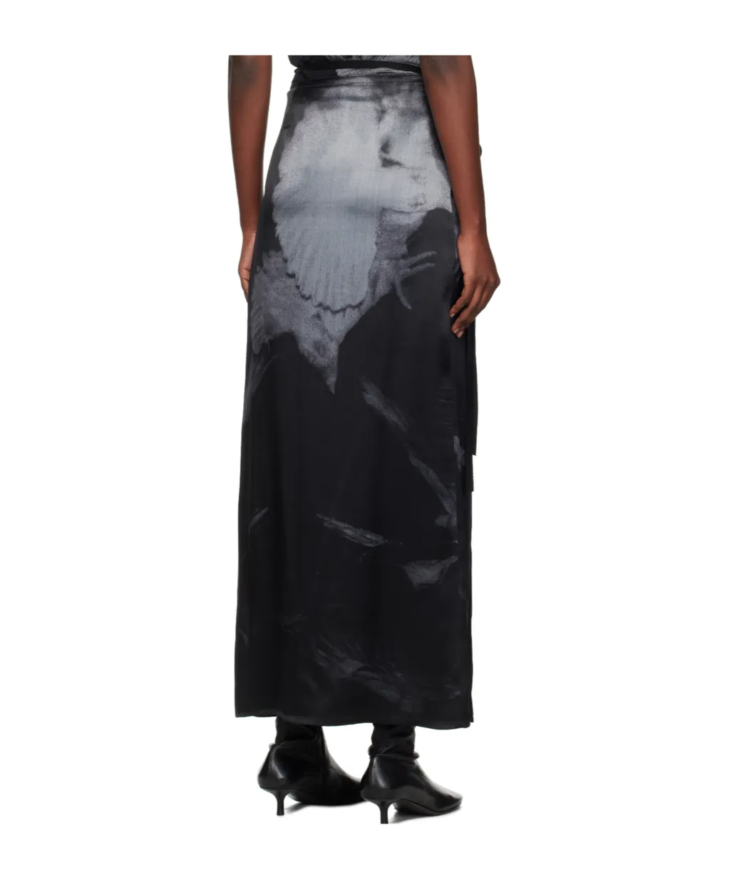 Oku Printed Wrap Skirt