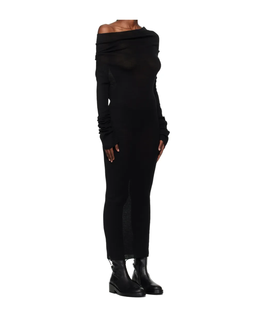 Barbro Dropped-Shoulder Knitted Midi Dress