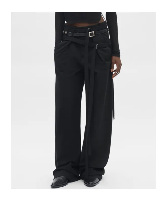 Double Belt Trousers
