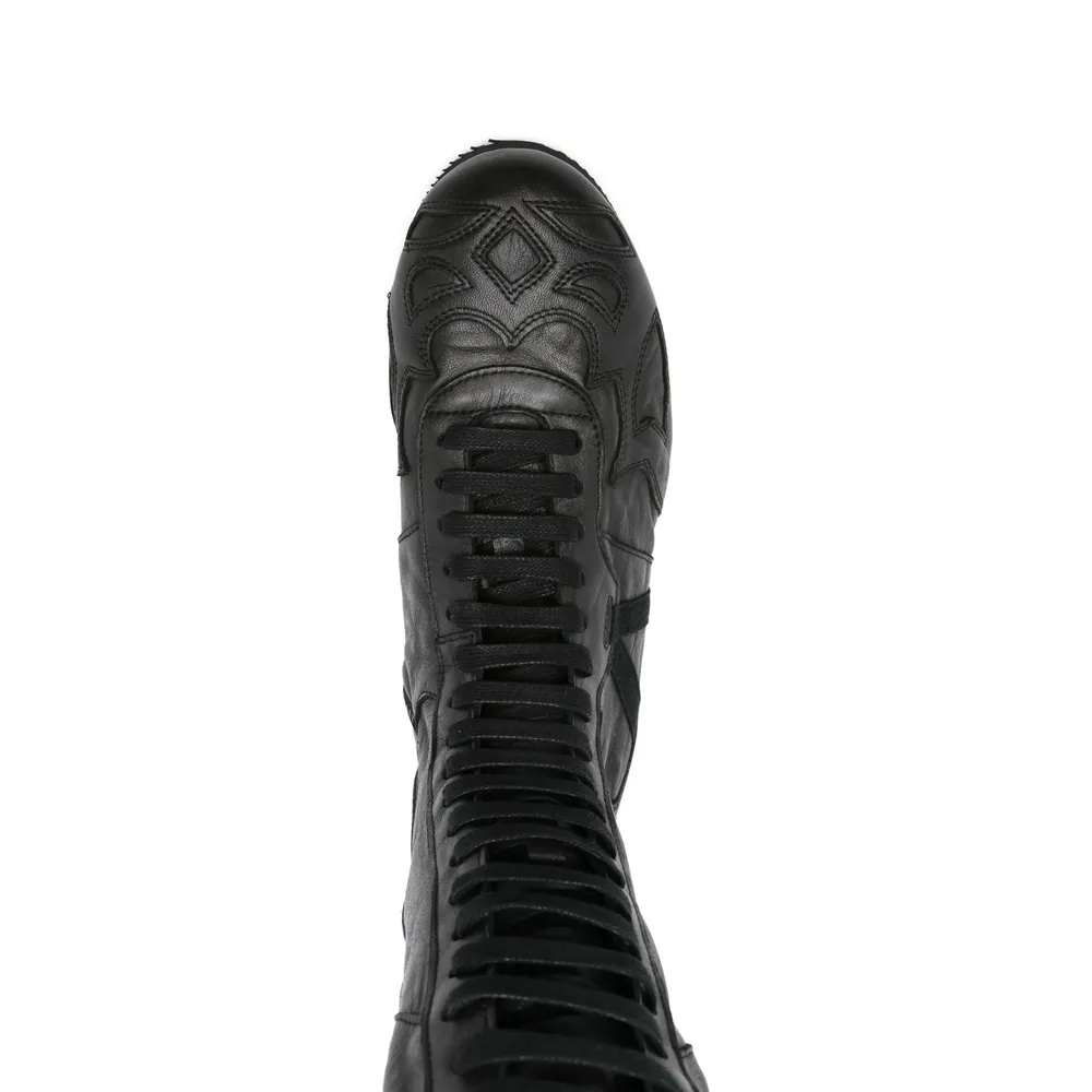 Lace-Up Boots