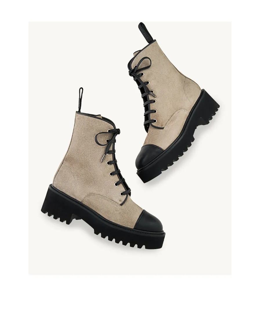 Desert Suede Lace-Up Boots