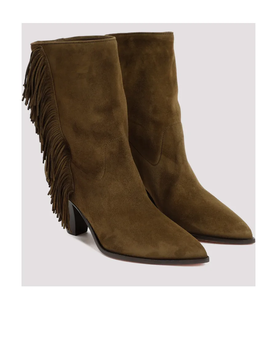 Marfa Fringed Pointed-Toe Boots