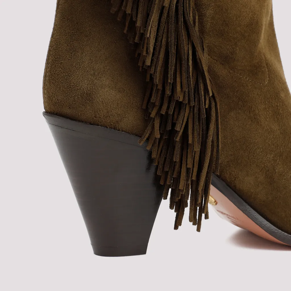 Marfa Fringed Pointed-Toe Boots