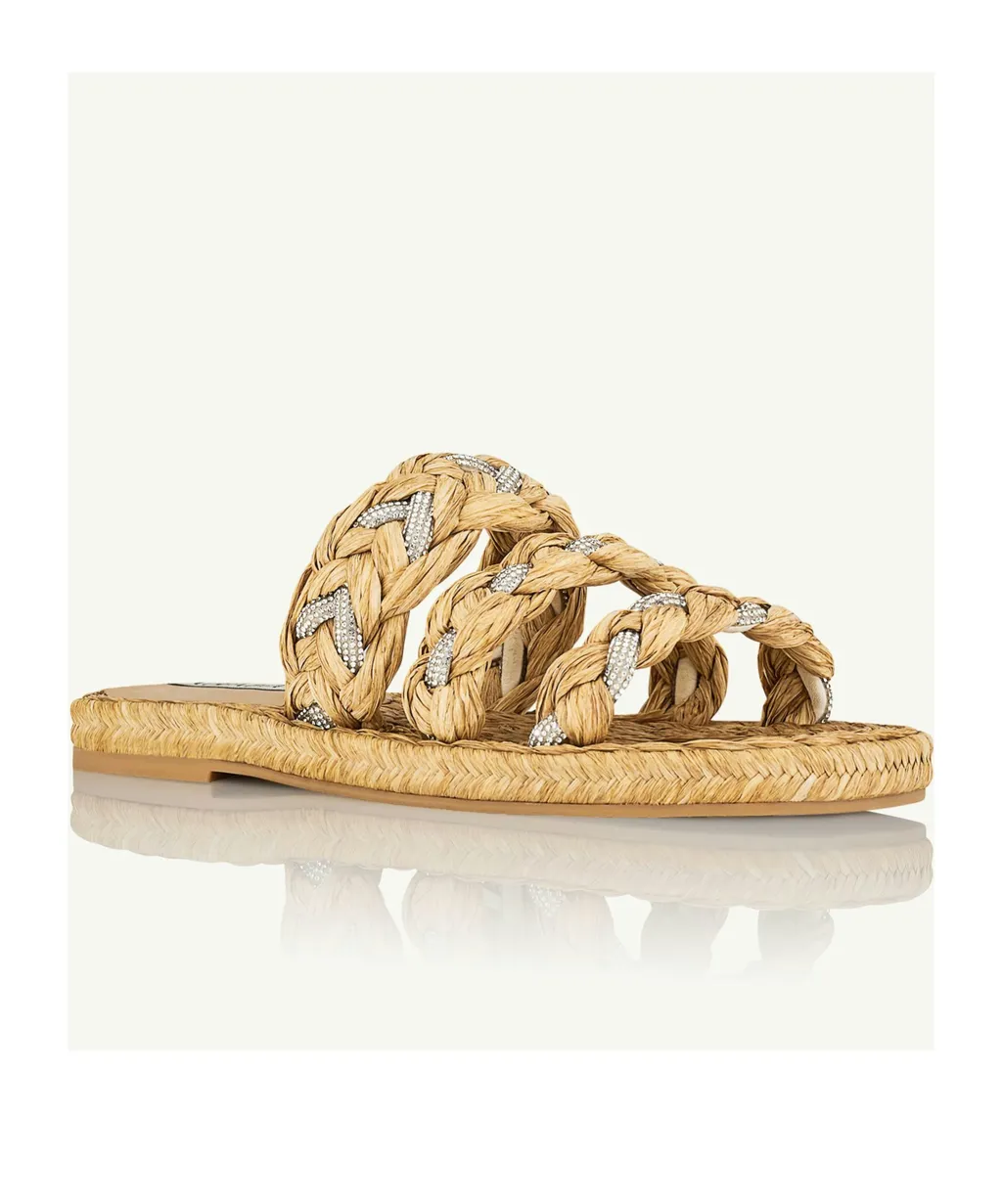 Embellished Slip-On Sandals
