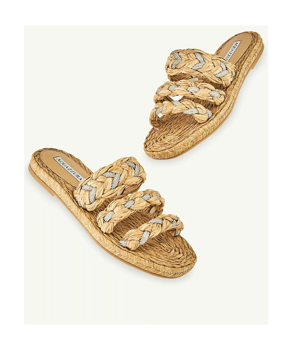 Embellished Slip-On Sandals