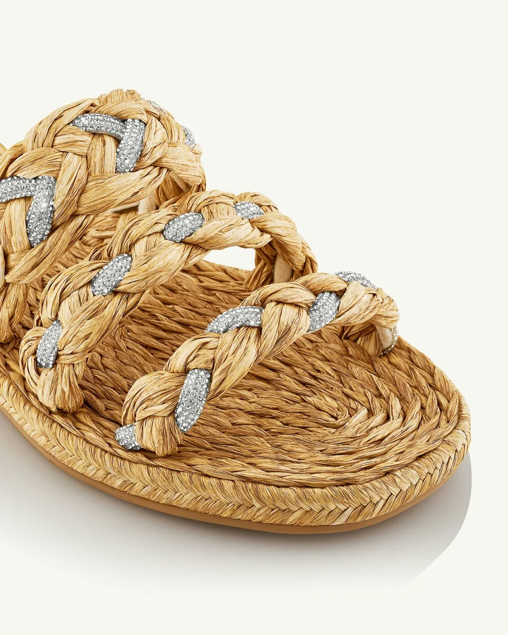 Embellished Slip-On Sandals