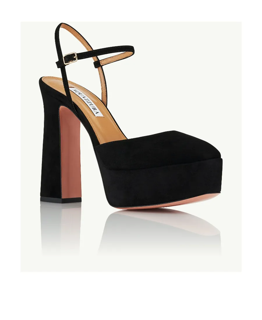 Groove High-Heeled Pumps