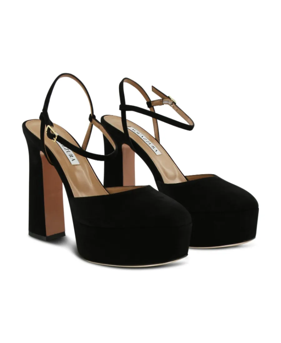 Groove High-Heeled Pumps