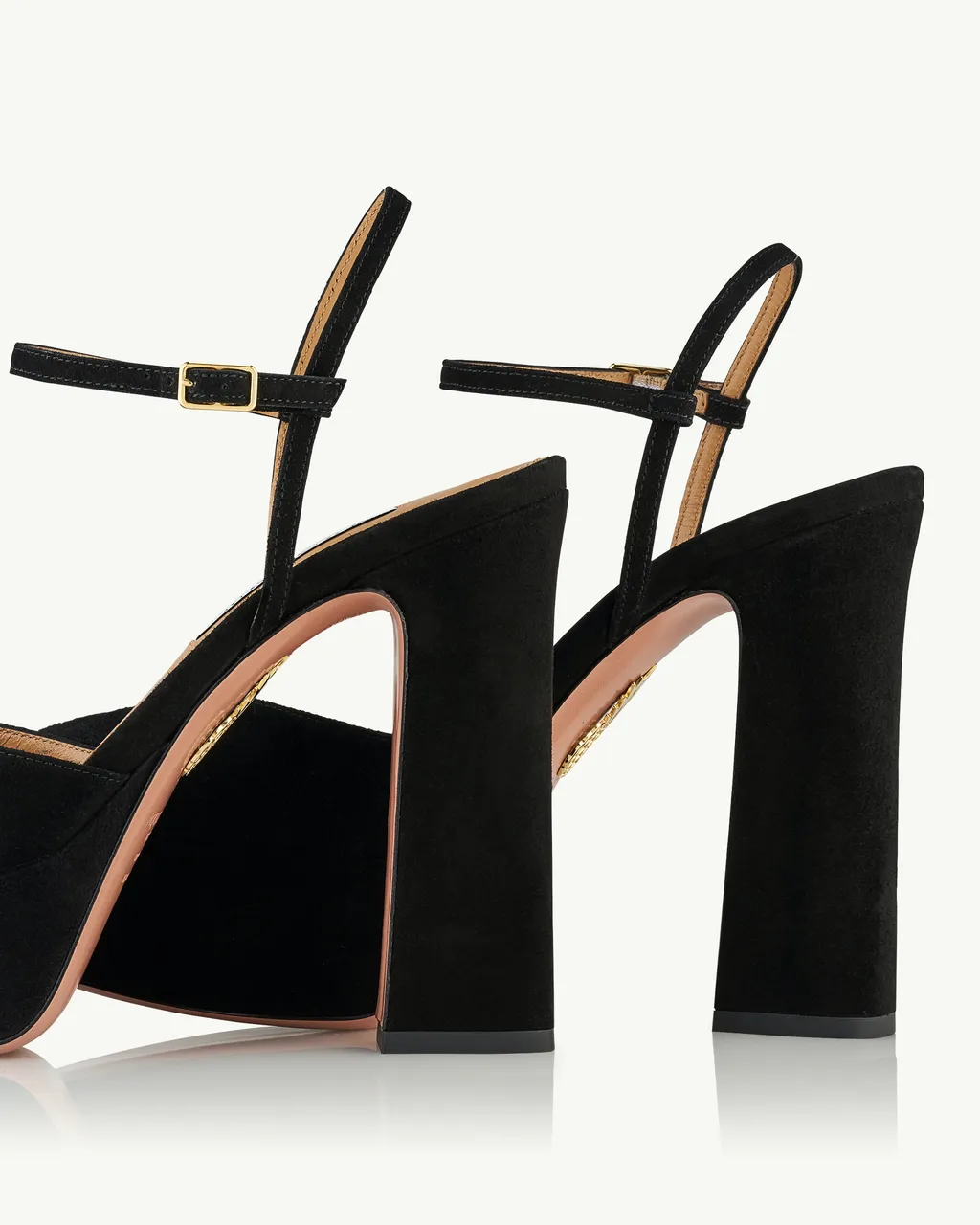 Groove High-Heeled Pumps
