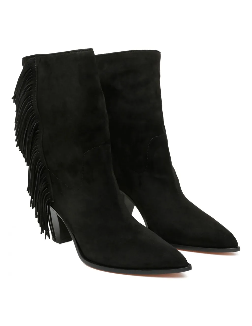 Fringed Short Boots