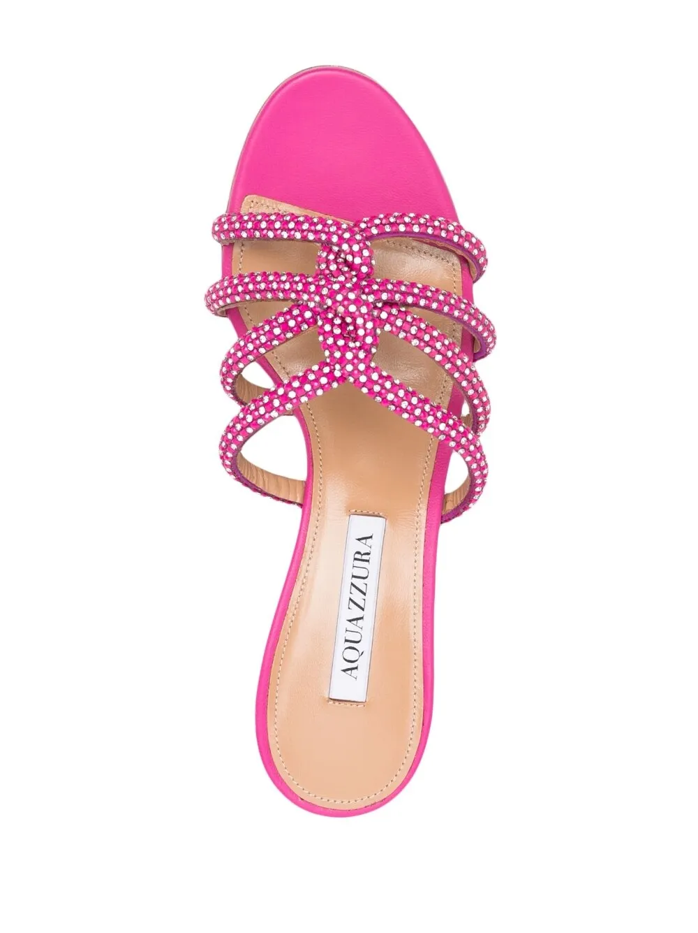 60Mm Crystal-Embellished Mules