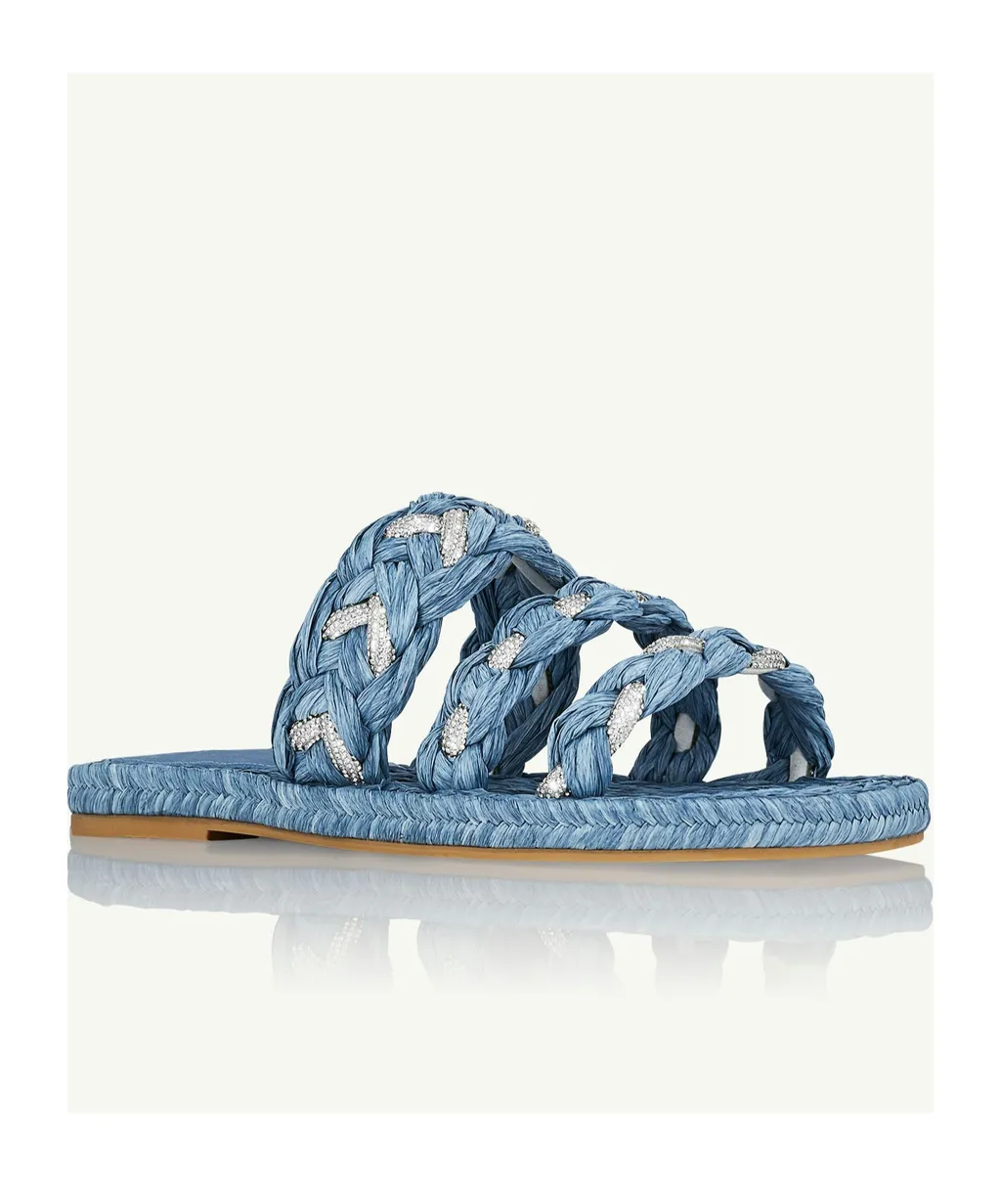 Embellished Slip-On Sandals