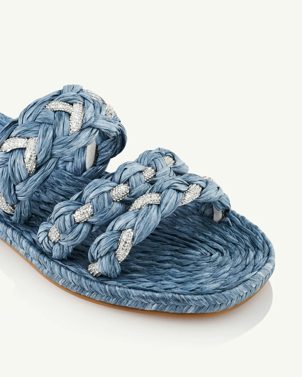 Embellished Slip-On Sandals