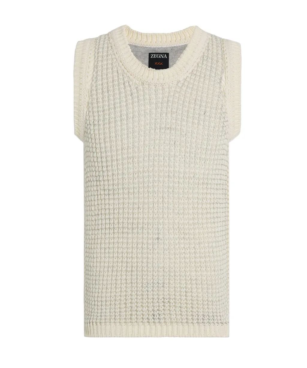 Open-Knit Vest
