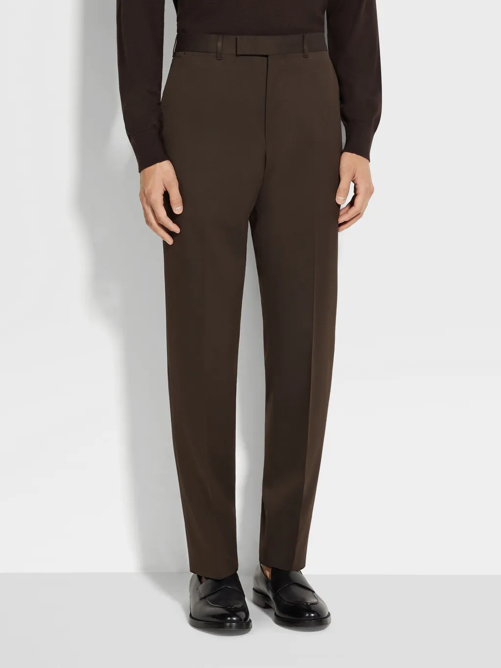 Straight-Leg Tailored Trousers