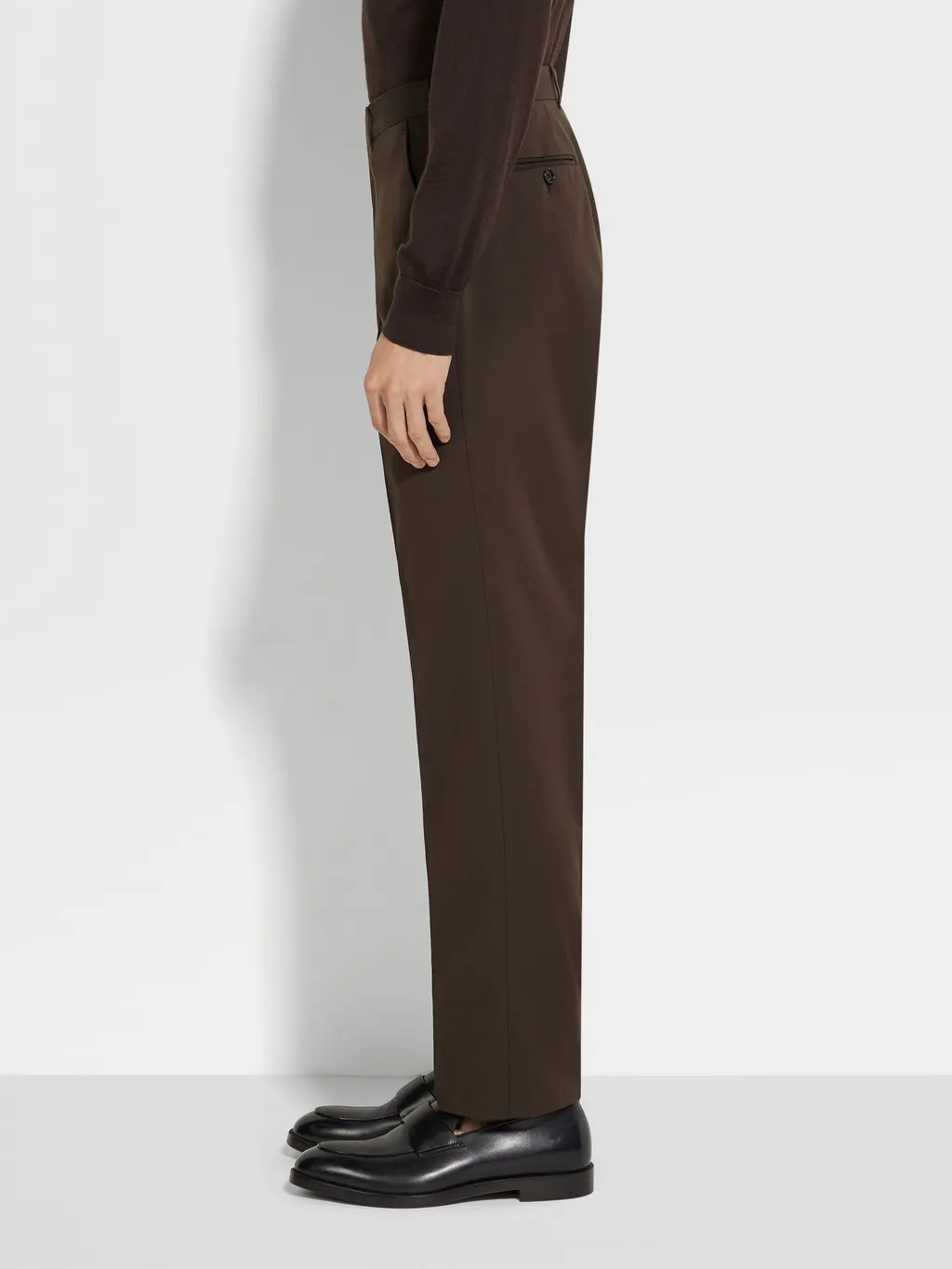 Straight-Leg Tailored Trousers