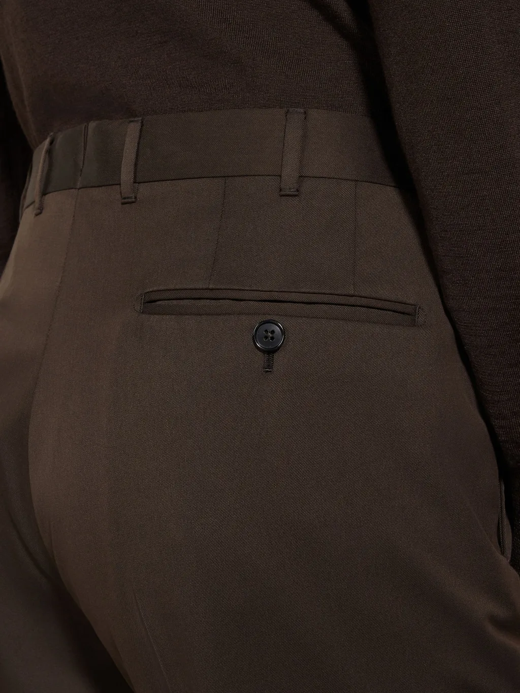 Straight-Leg Tailored Trousers