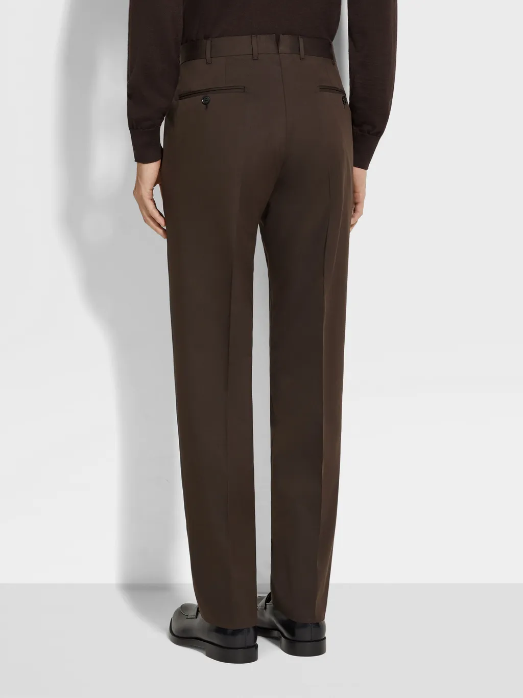 Straight-Leg Tailored Trousers