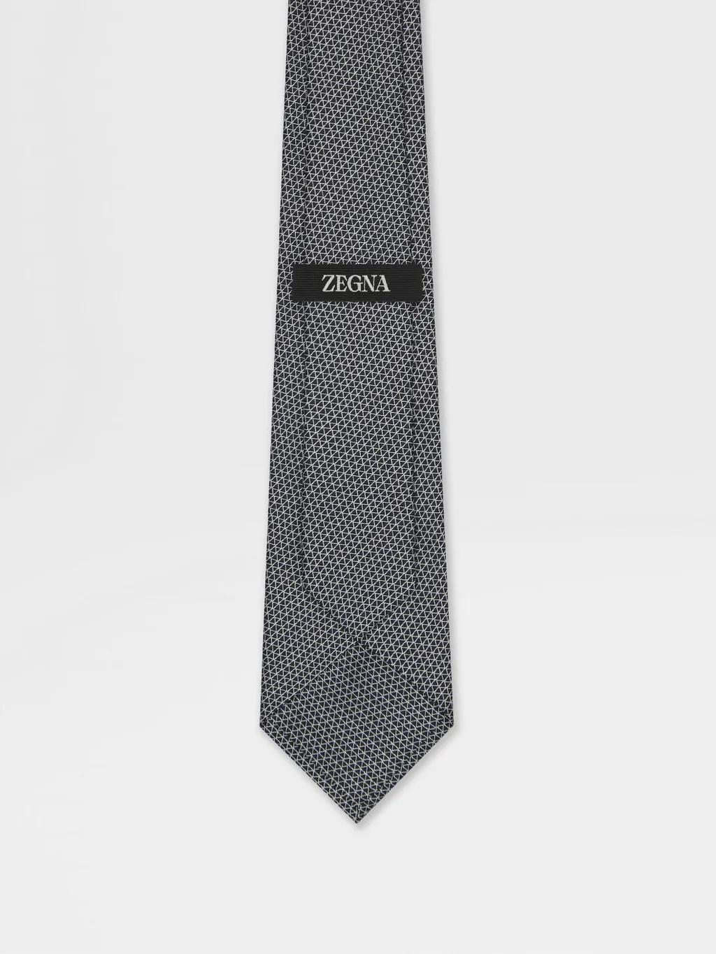 Geometric Pattern Jacquard Tie