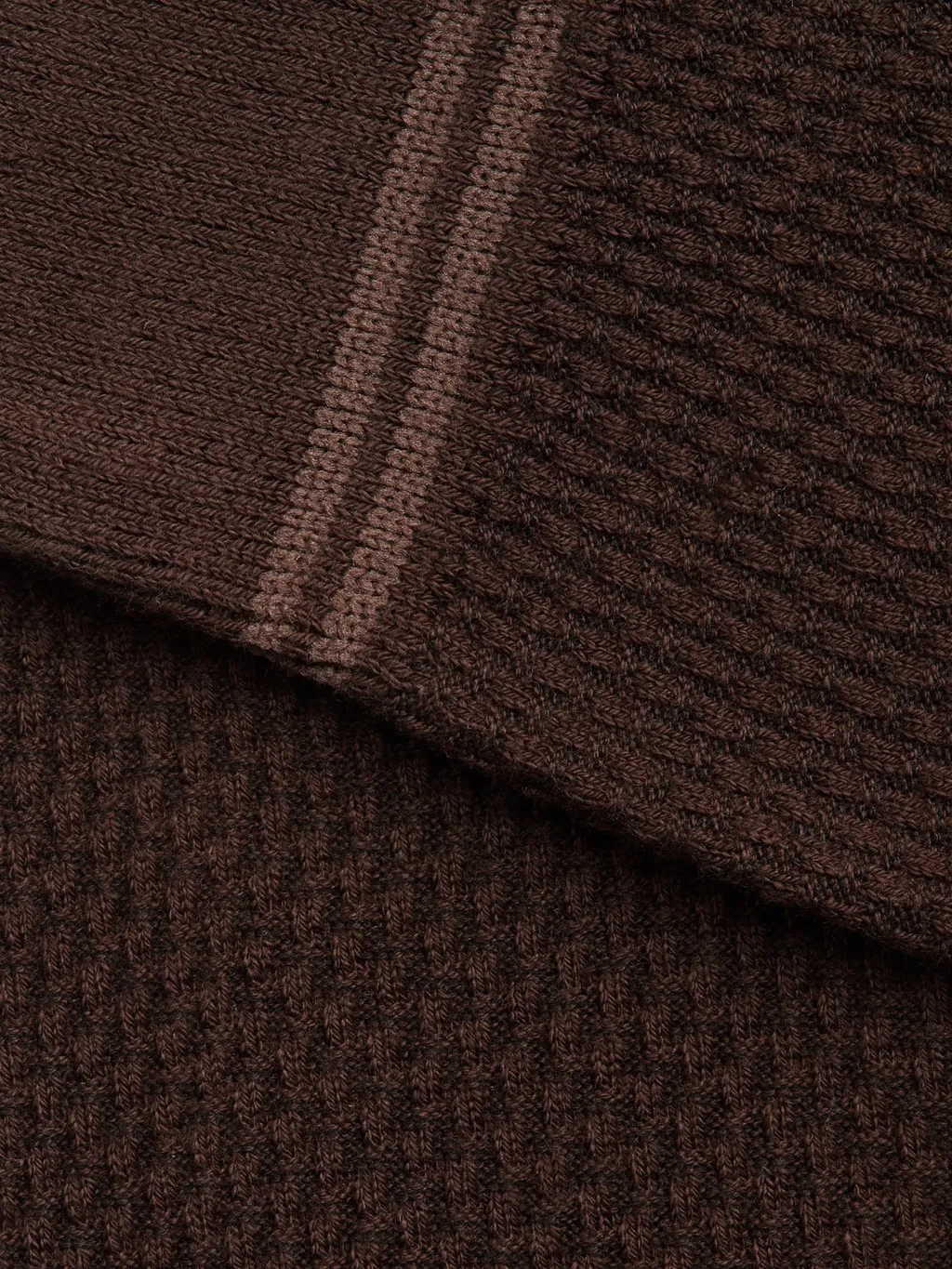Micro-Jacquard Cotton Blend Socks