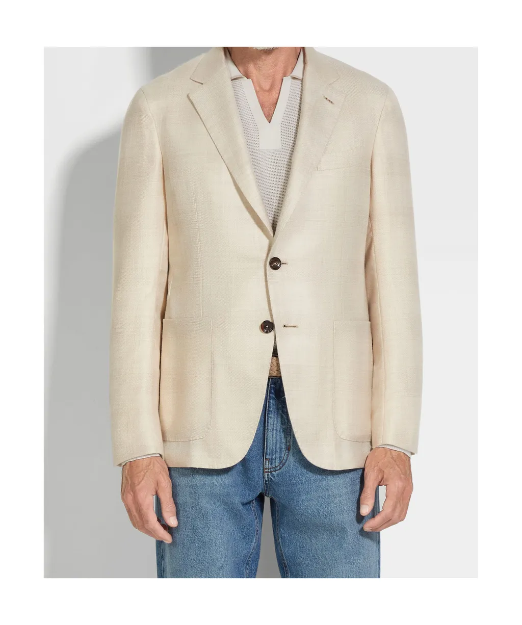 Long-Sleeved Suit Jacket
