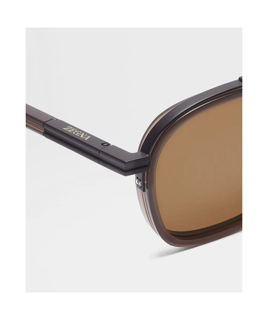 Orizzonte I Acetate And Metal Sunglasses