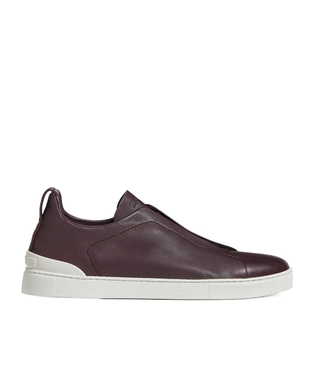 Triple Stitch Low-Top Sneakers
