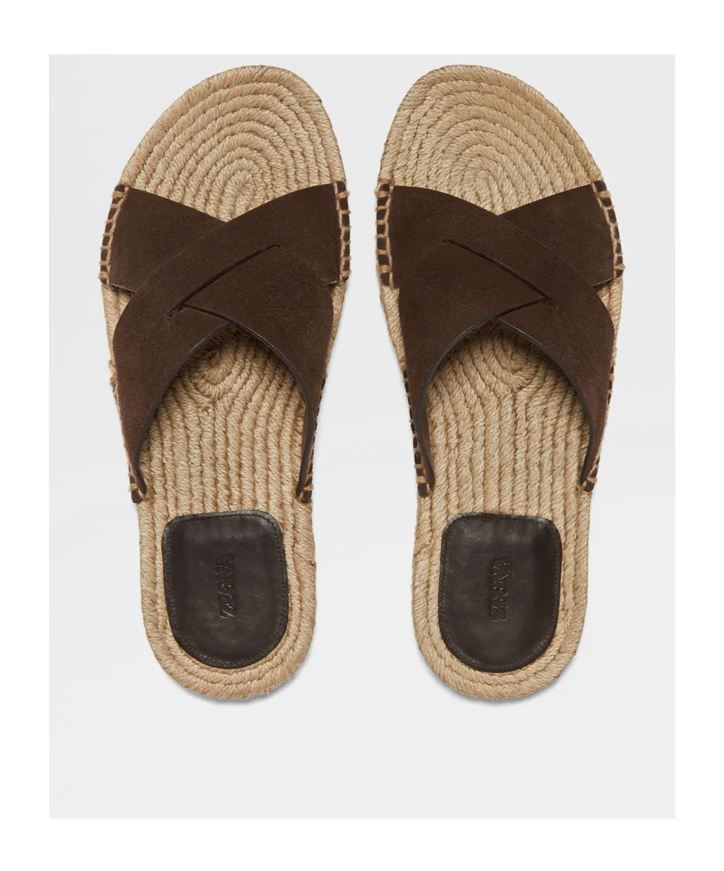 Slip-On Suede Espadrilles