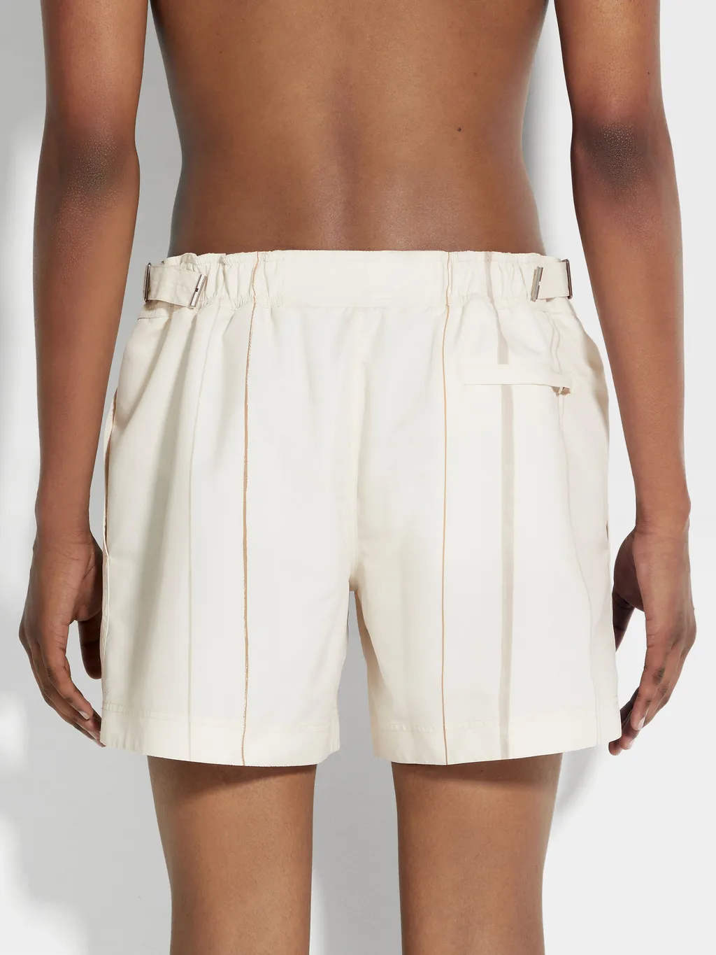 Stripe Print Beach Shorts