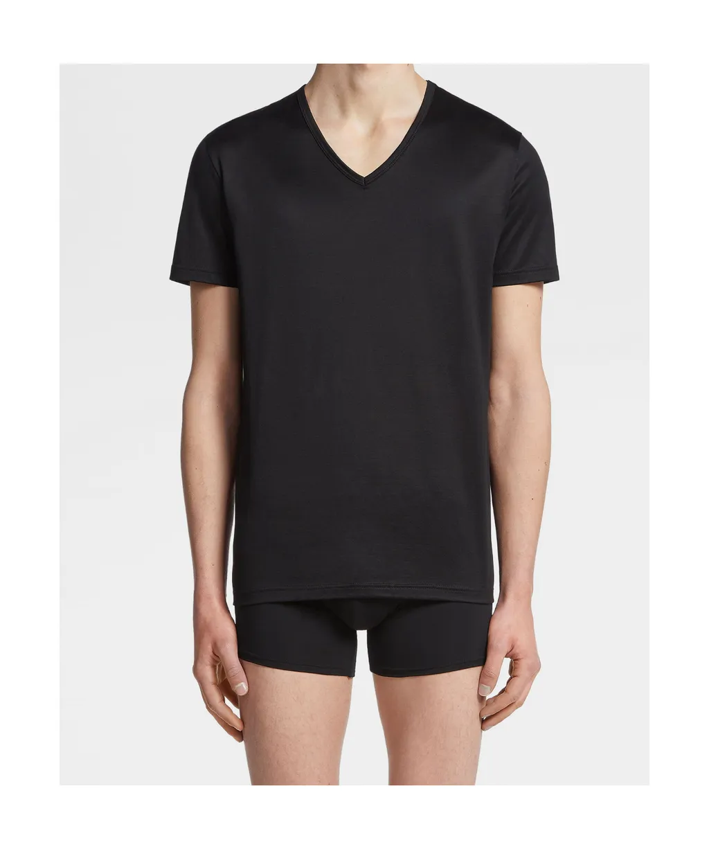V-Neck Short-Sleeved T-Shirt