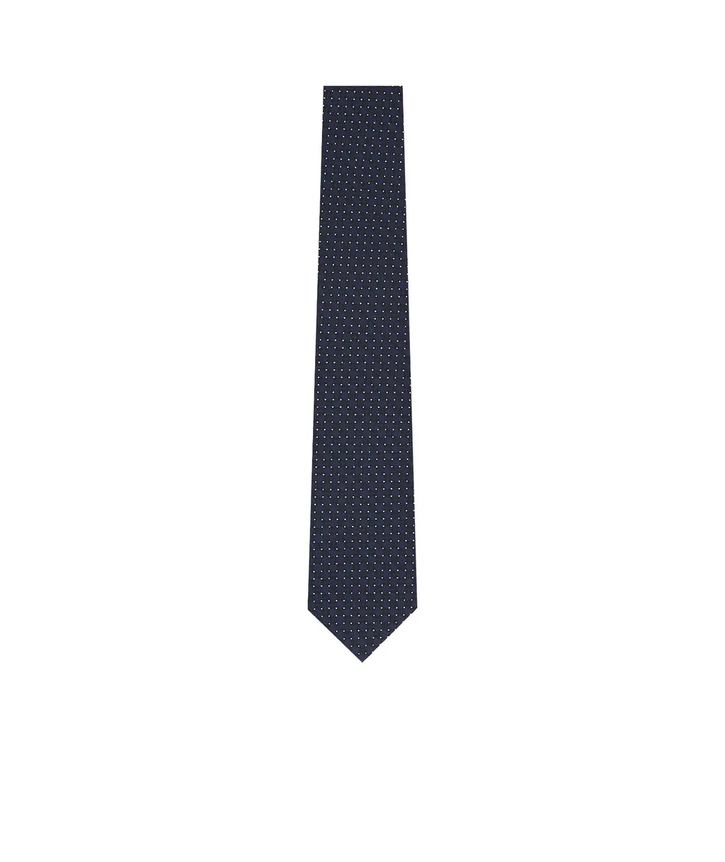 Patterned-Jacquard Silk Tie