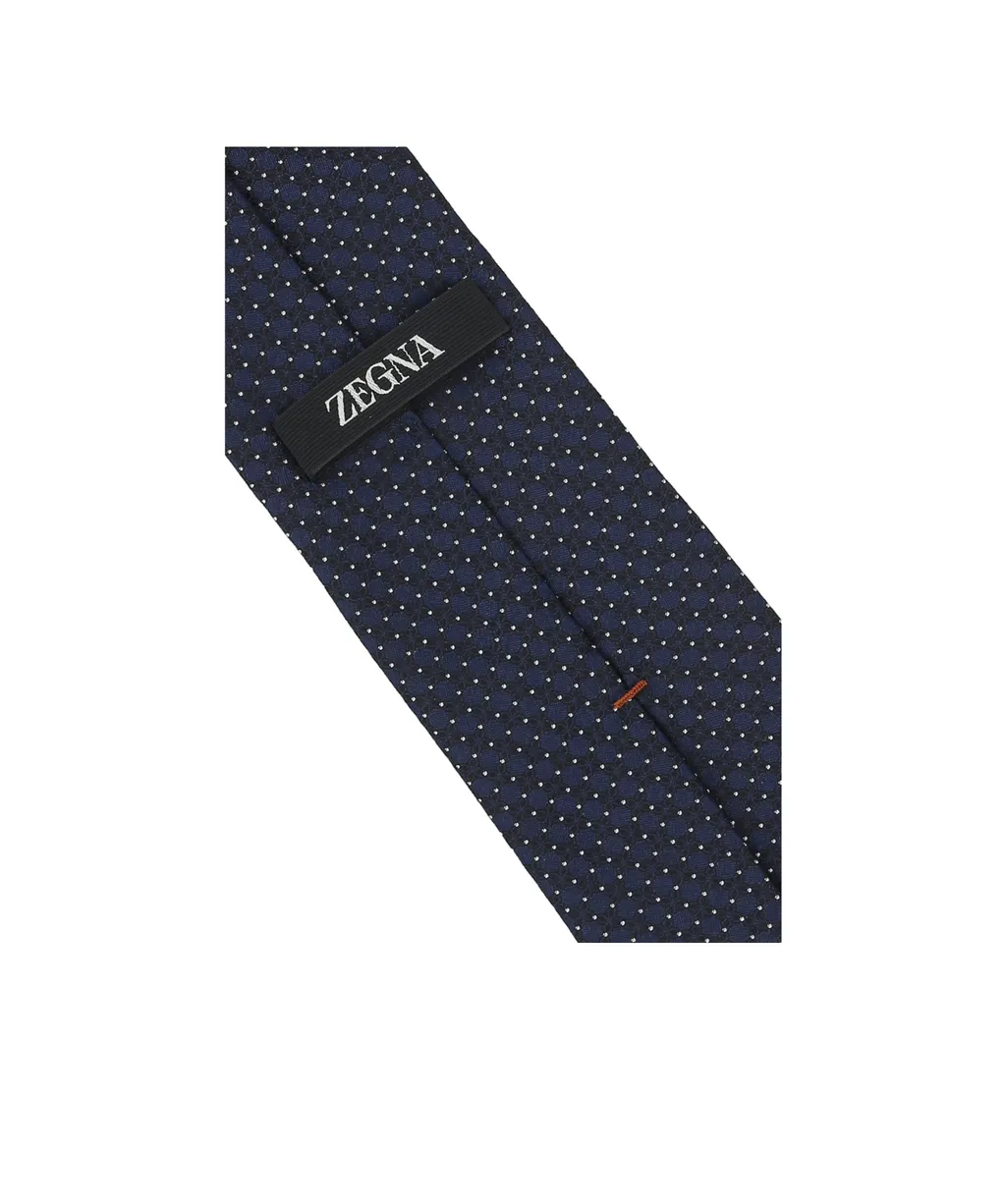 Patterned-Jacquard Silk Tie