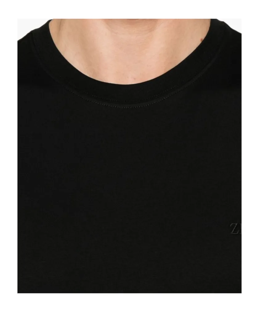 Logo Embroidered Crewneck T-Shirt