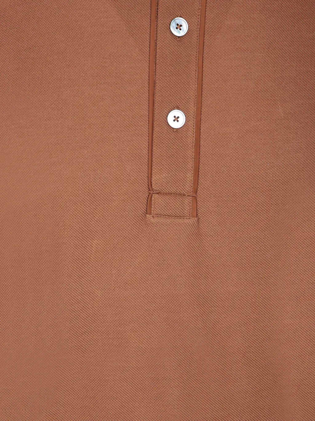 Short Sleeved Half-Button Polo Shirt