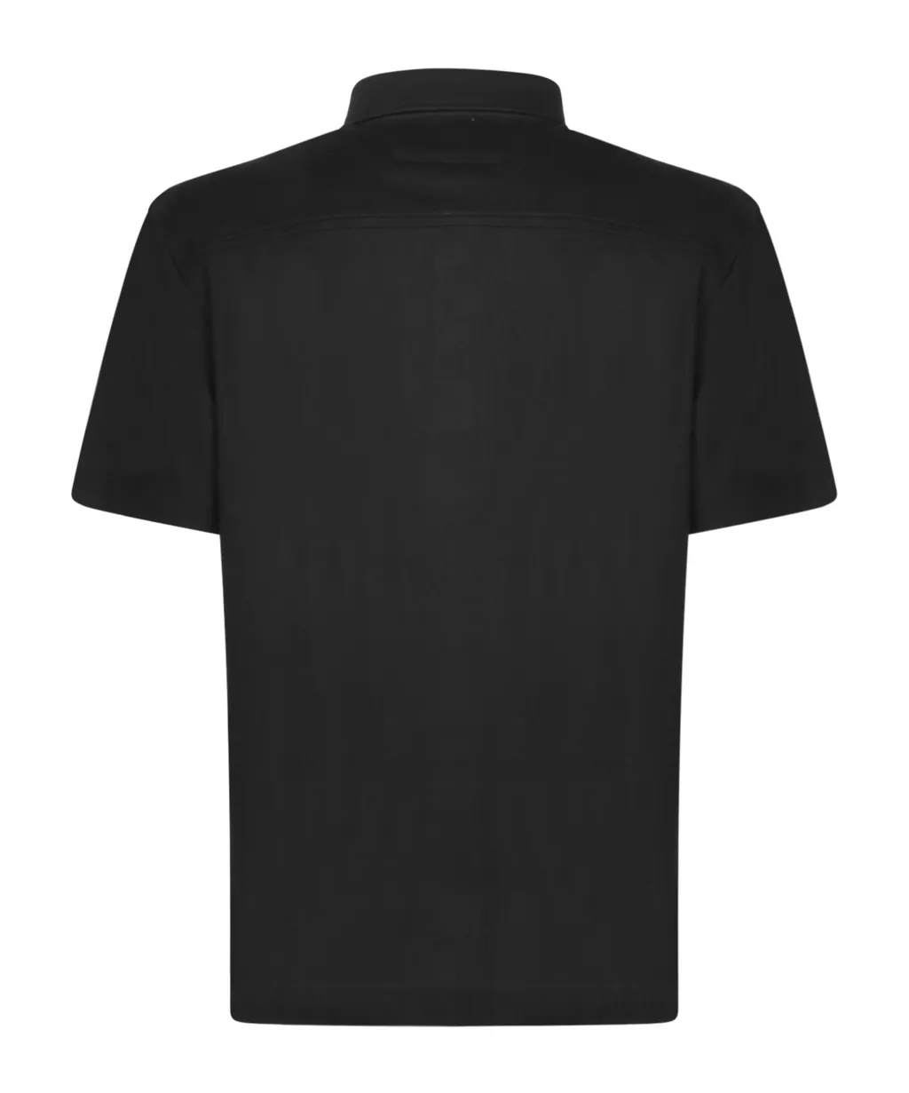 Short Sleeved Half-Button Polo Shirt