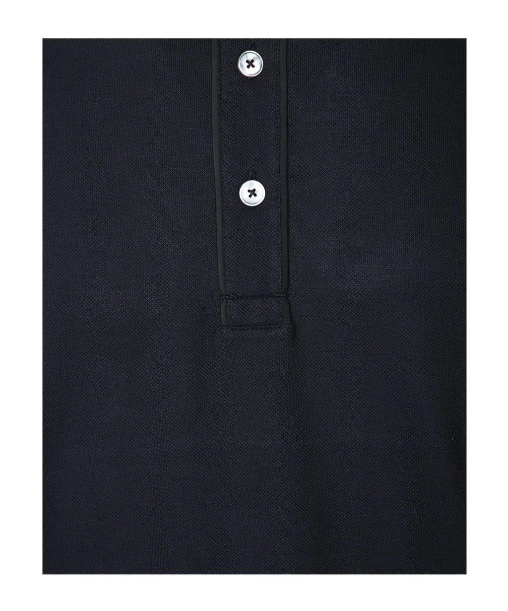 Short Sleeved Half-Button Polo Shirt