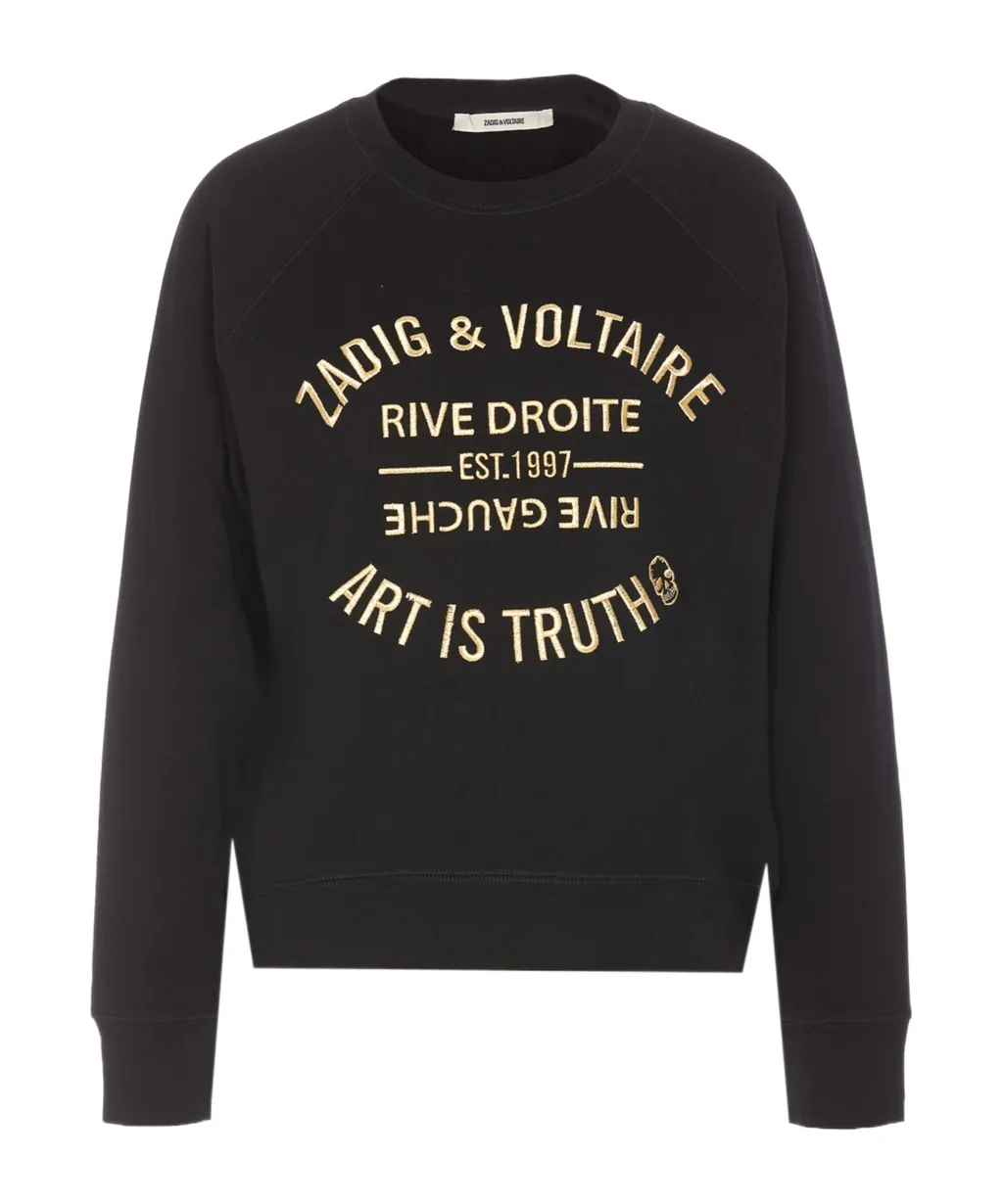 Logo-Embroidered Crewneck Sweatshirt
