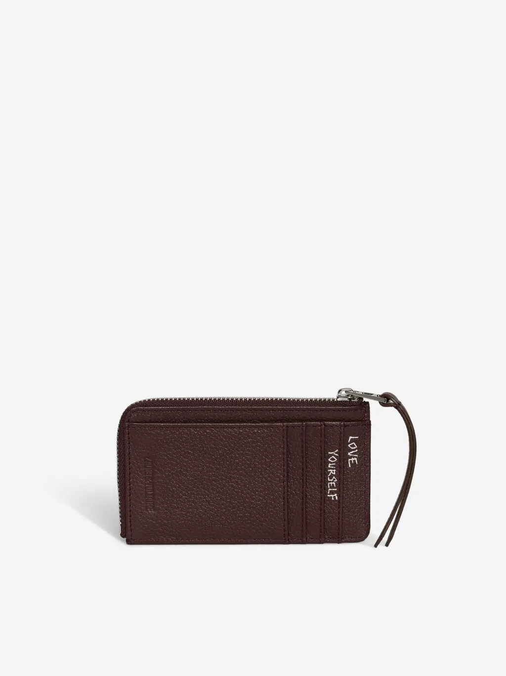 Grained Leather Card Holder