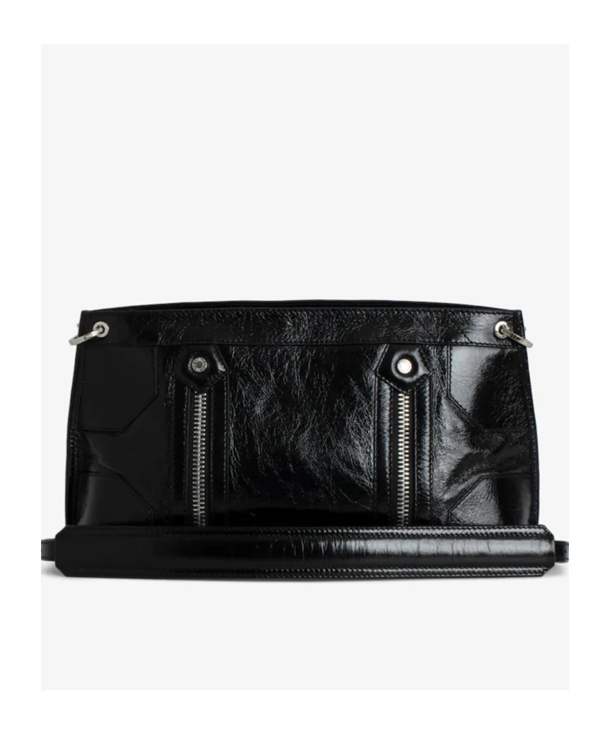 Zippered Shoulder Bag