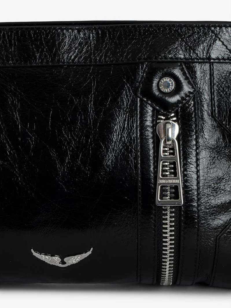 Zippered Shoulder Bag