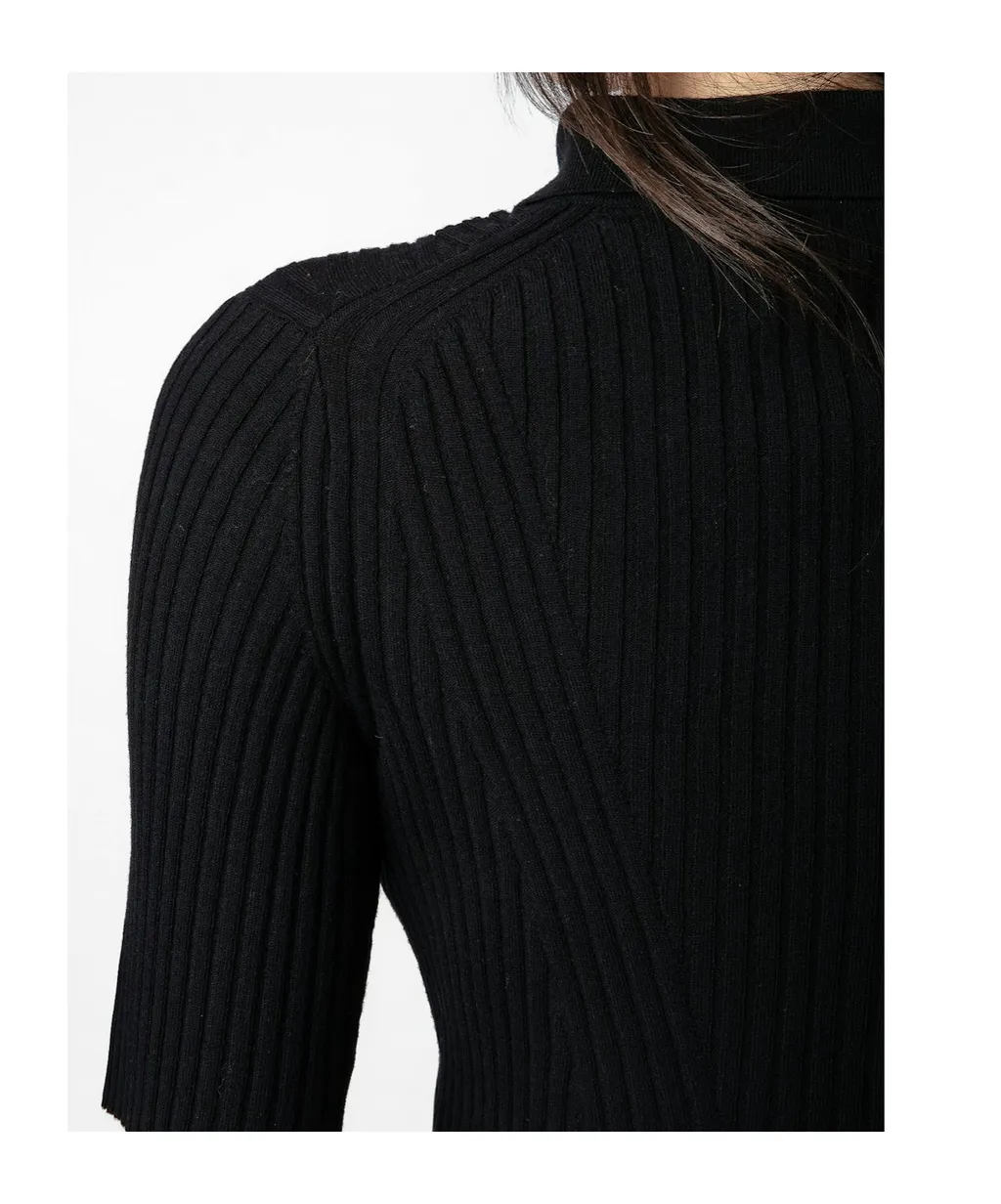 Lyam Short-Sleeve Ribbed Cardigan
