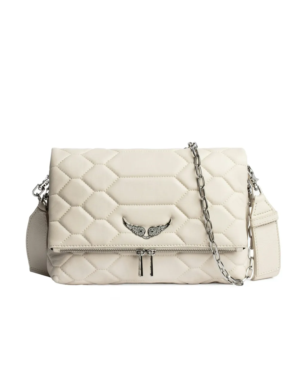 Rock Quilted Clutch Bag