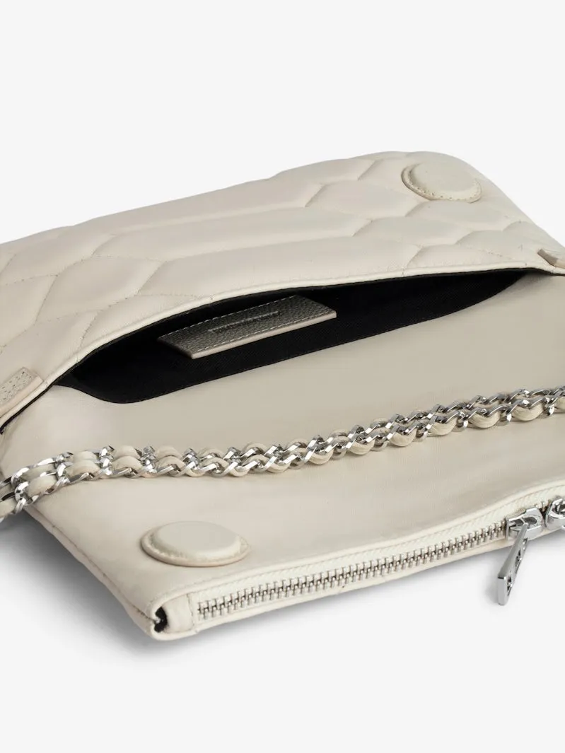 Rock Quilted Clutch Bag