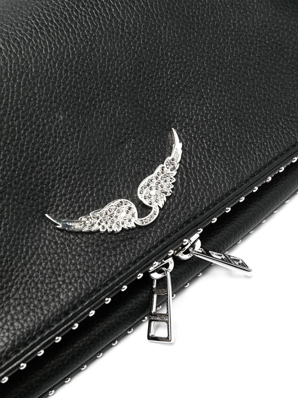 Stud-Embellished Chain-Linked Shoulder Bag