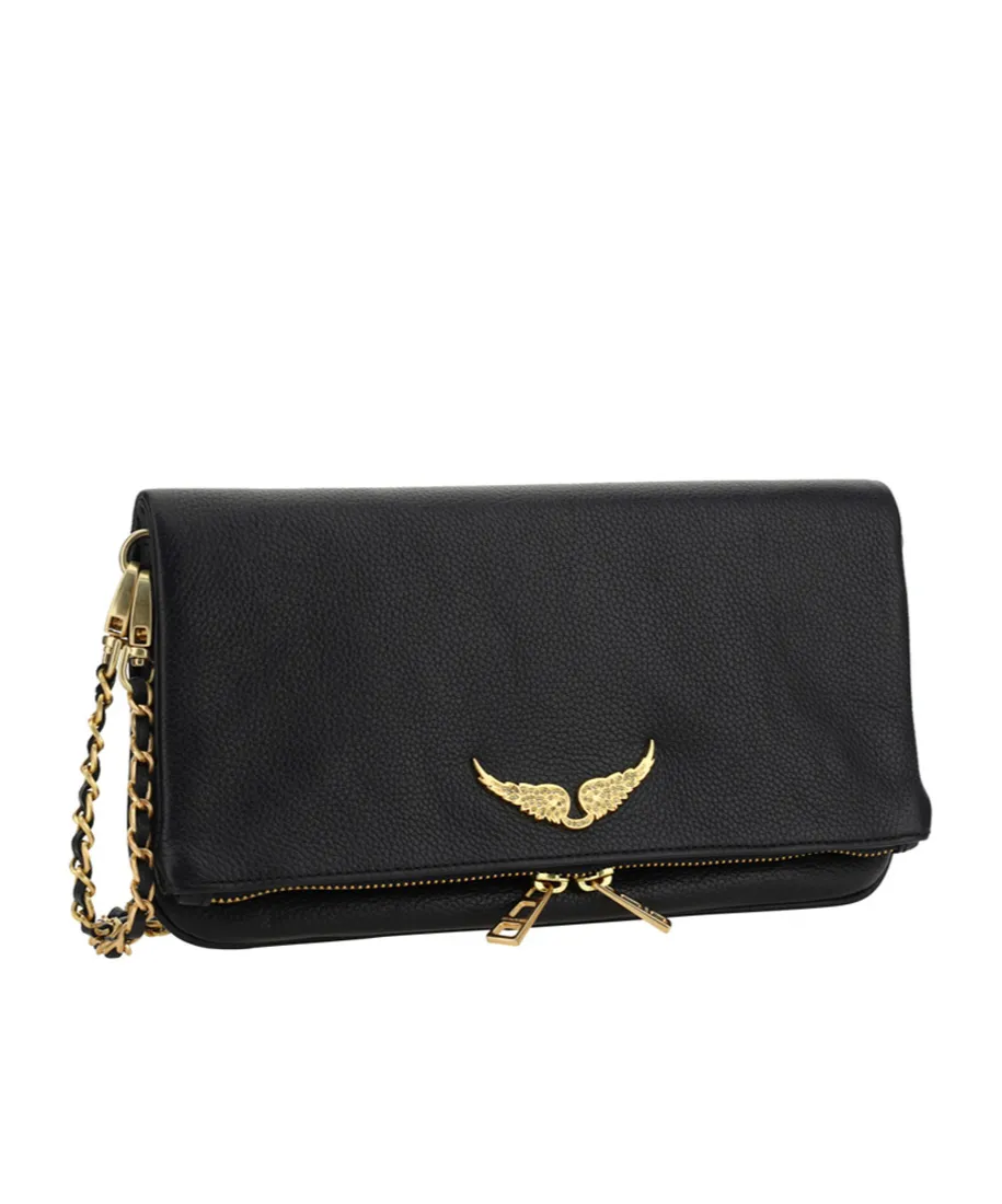 Logo Plaque Zipped Crossbody Bag