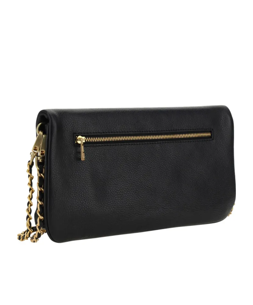 Logo Plaque Zipped Crossbody Bag