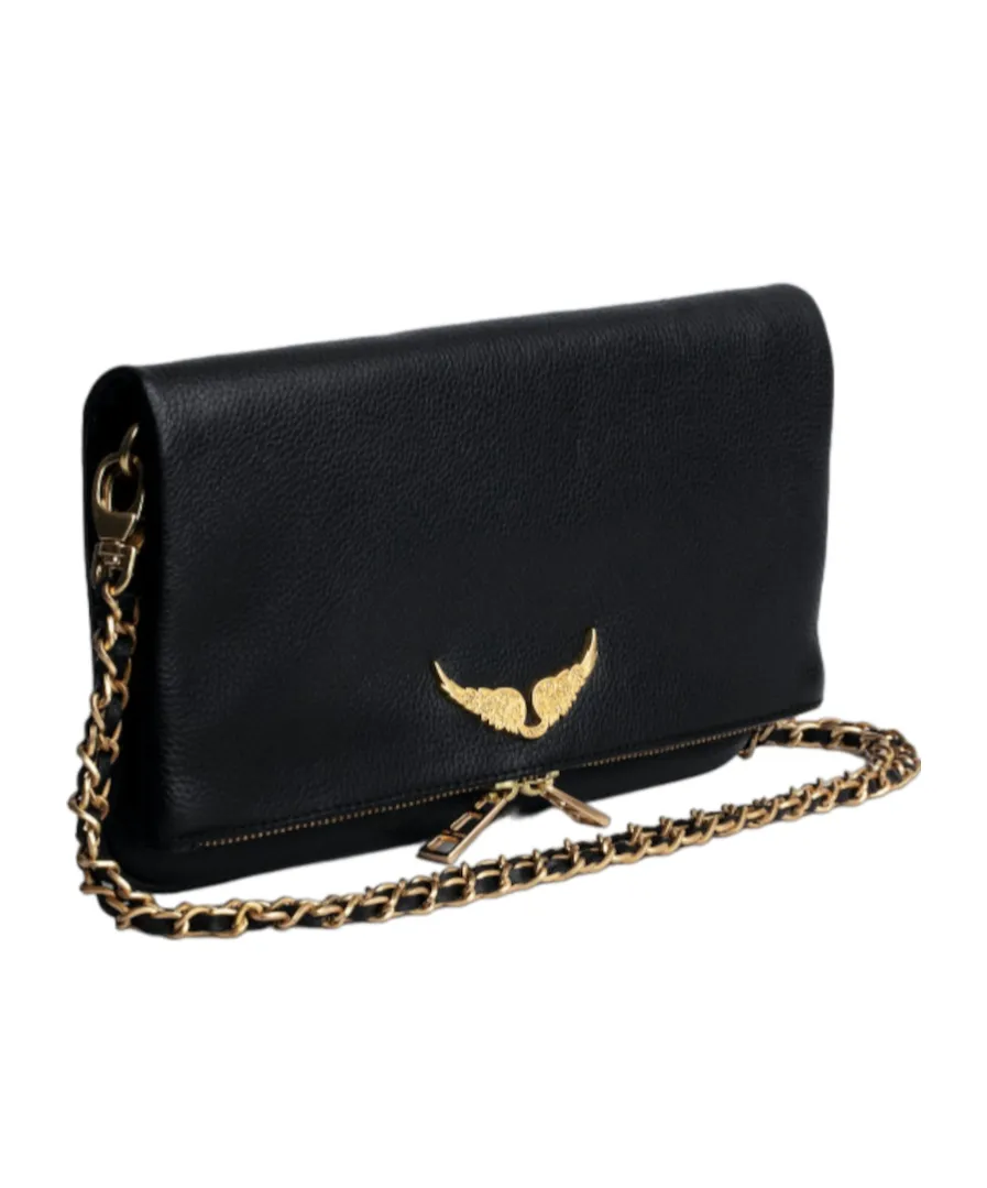 Rock Logo-Plaque Shoulder Bag