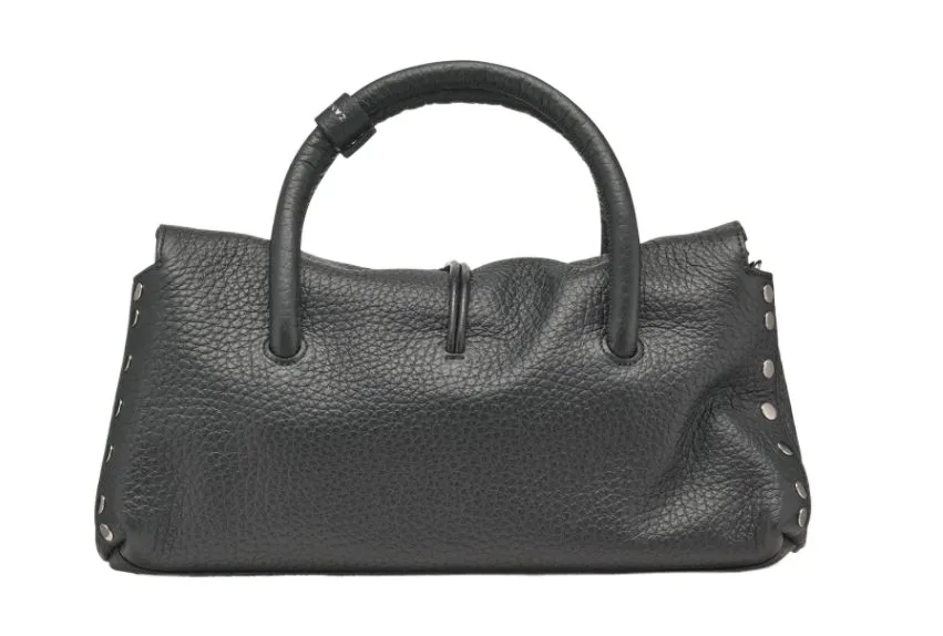 Twist-Lock Fastened Top Handle Bag