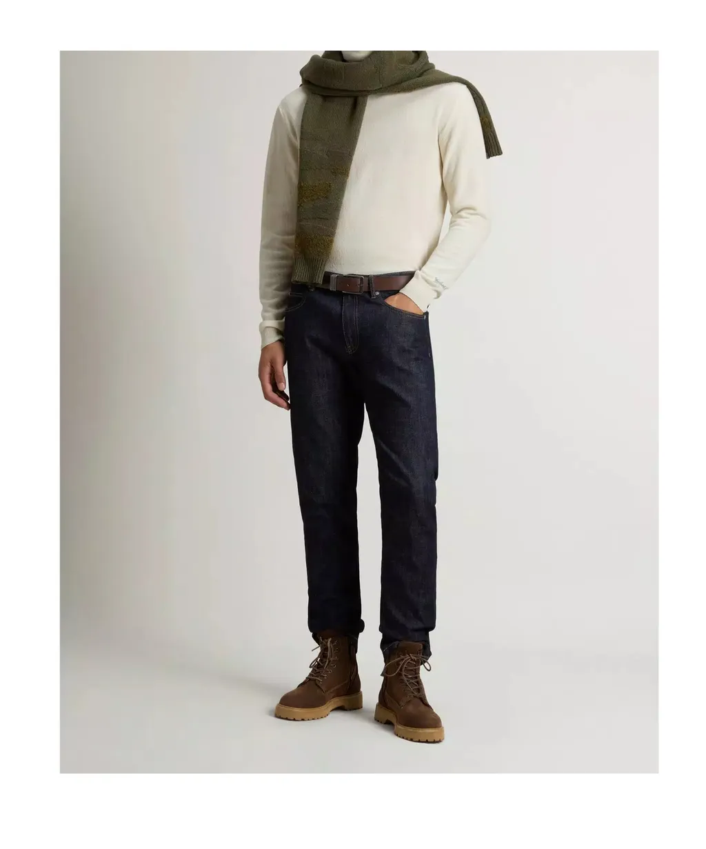 Embroidered-Logo Turtleneck Sweater